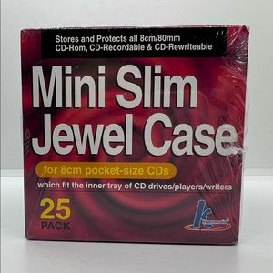 Mini Slim CD Jewel Case